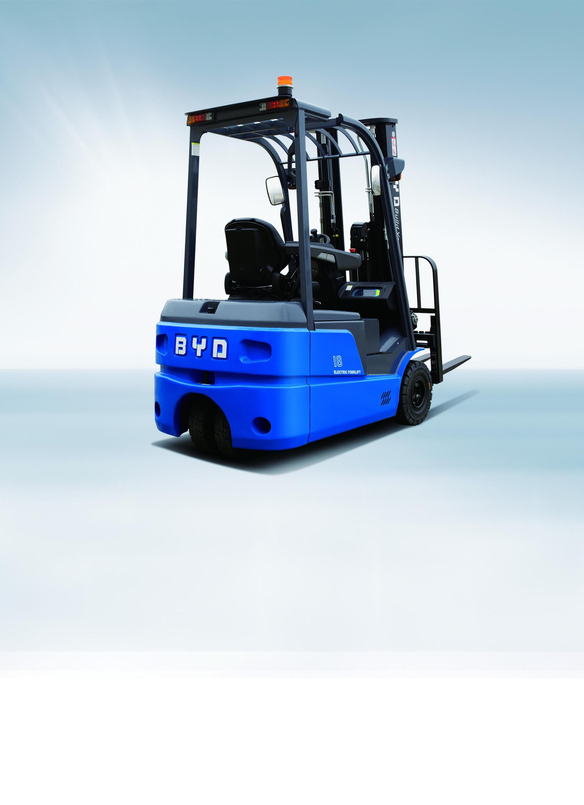 BYD 3-Wheel Forklift 1.6T - BYD electric forklift in Pakistan