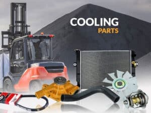 Forklift chassis frame and structural parts